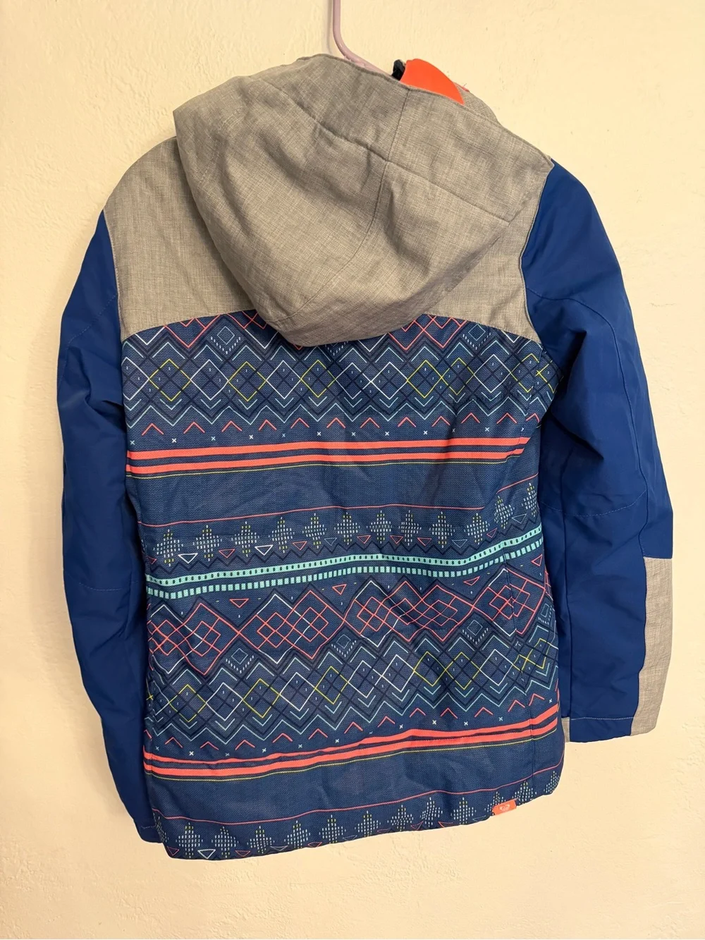 Roxy Girls Ski/Snow Jacket Geo Pattern